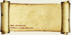 Emilija Dedinac vizit kartica